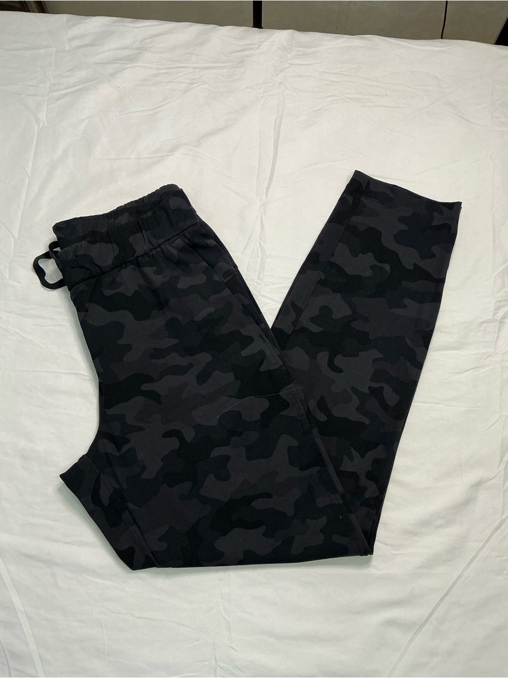 CRZ YOGA Black & Charcoal Camo Joggers